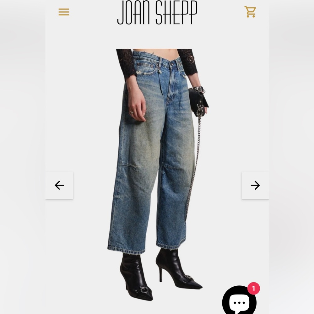 R13 cropped wide leg; multiple styling options 4 effortless cool. LIGHT wash - Picture 14 of 16